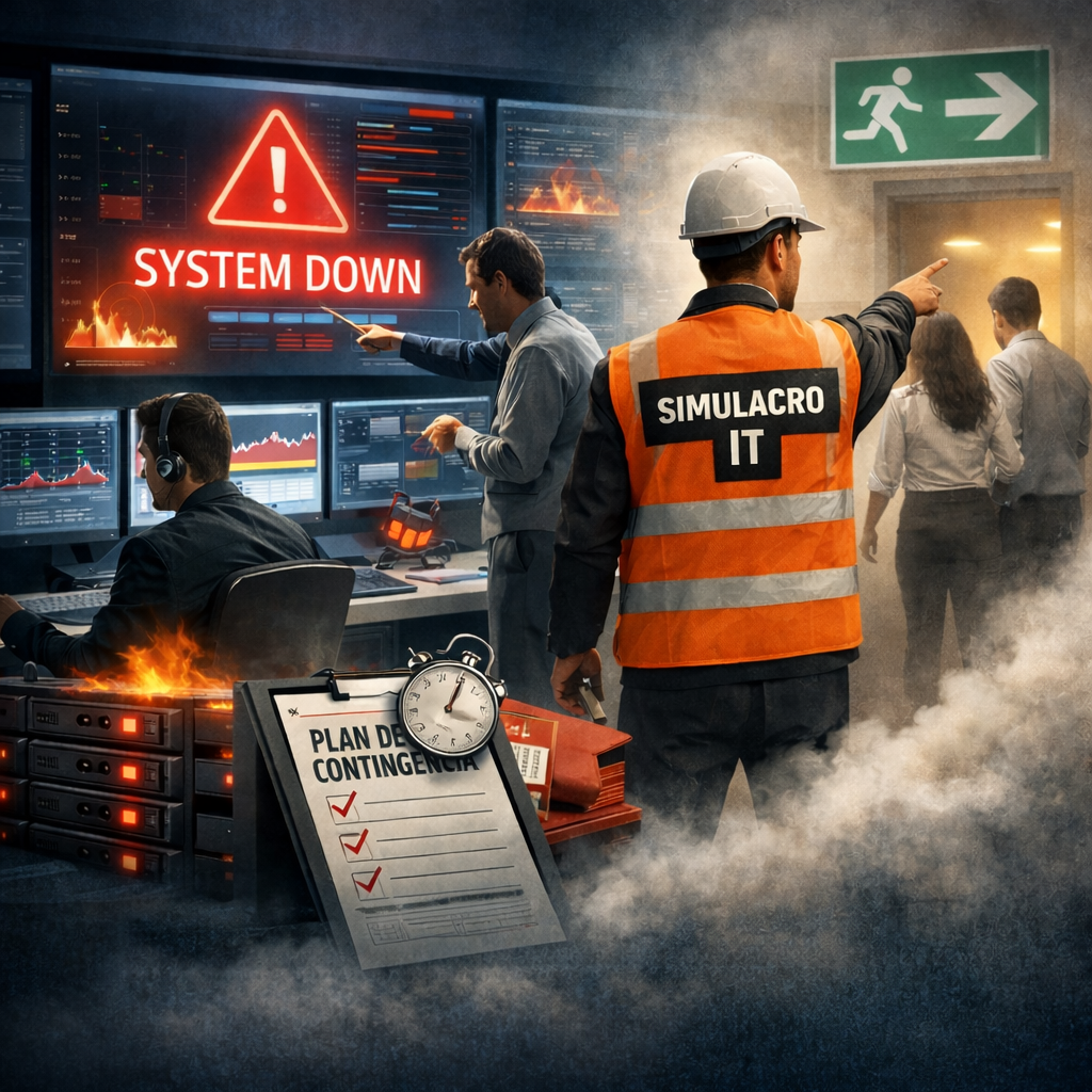 Simulacro caída IT