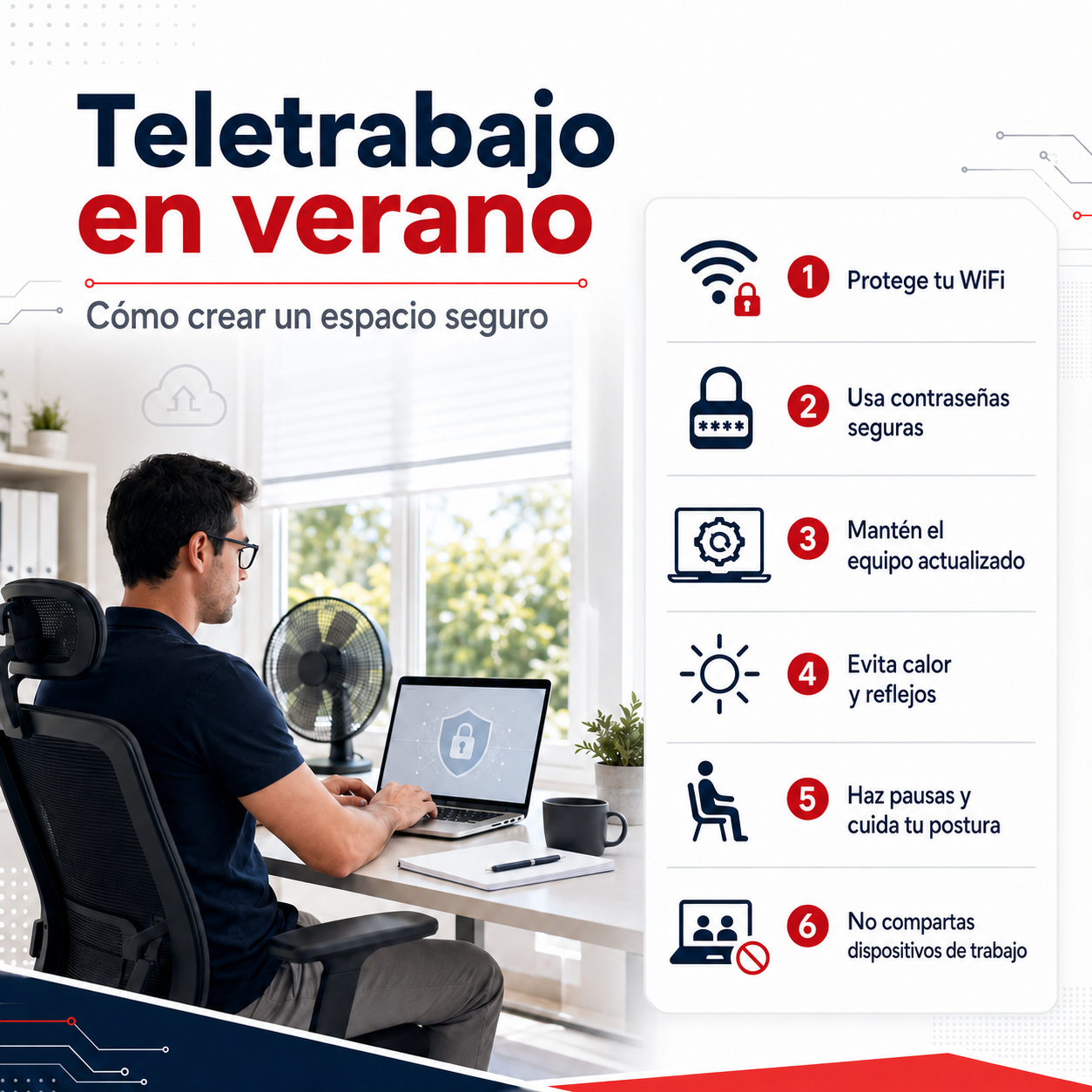 Teletrabajo en verano